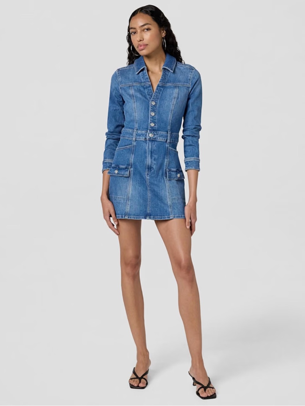 NWT Paige Greta Denim Dress